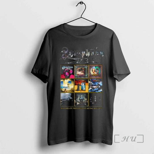 Officials Symphony X Discography 30th Years Of Progressive Metal Mastery Circle Black Premium T Shirts