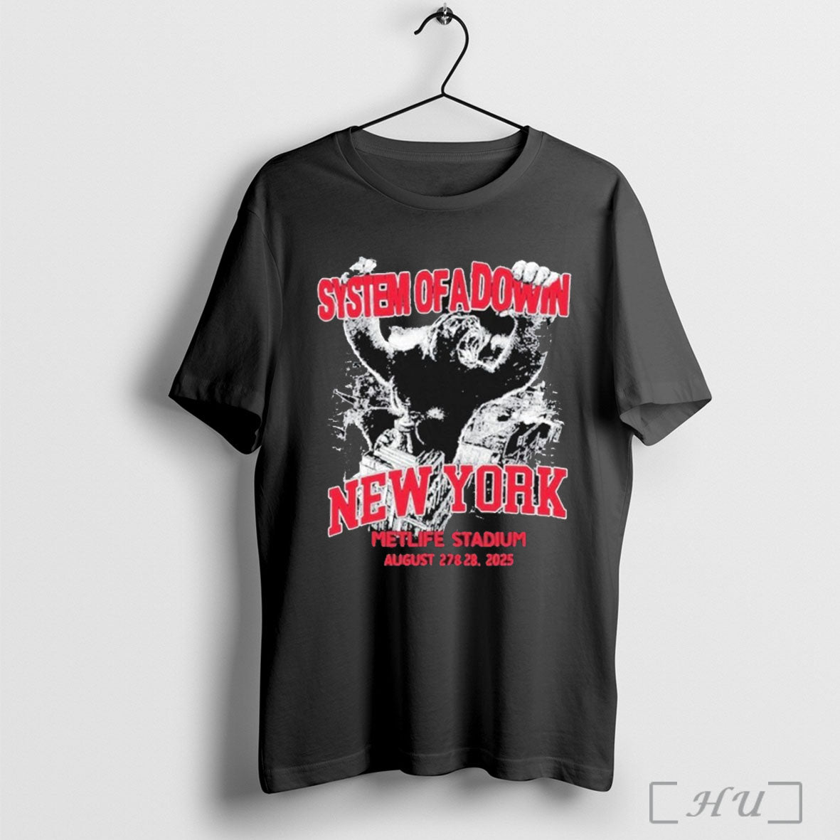 Officials System Of A Down New York Metlife Stadium King Kong Art On August 27