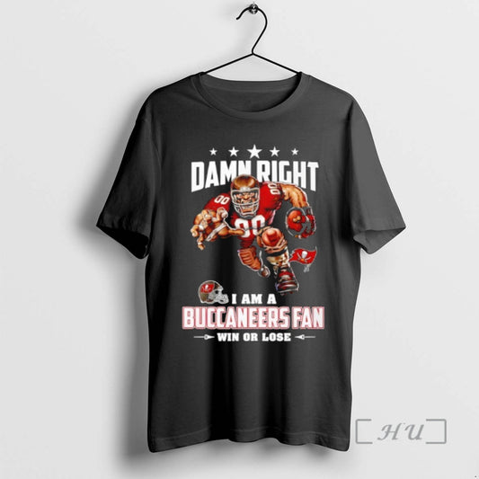 Officials Tampa Bay Buccaneers Mascot Damn Right I Am A Cowboys Fan Win Or Lose - clothing by TeeHivey.com