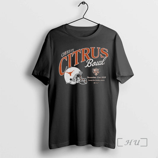 Officials Texas Longhorns Football 2025 Cheez It Citrus Bowl December 31st 2025 Premium T Shirts - clothing by TeeHivey.com