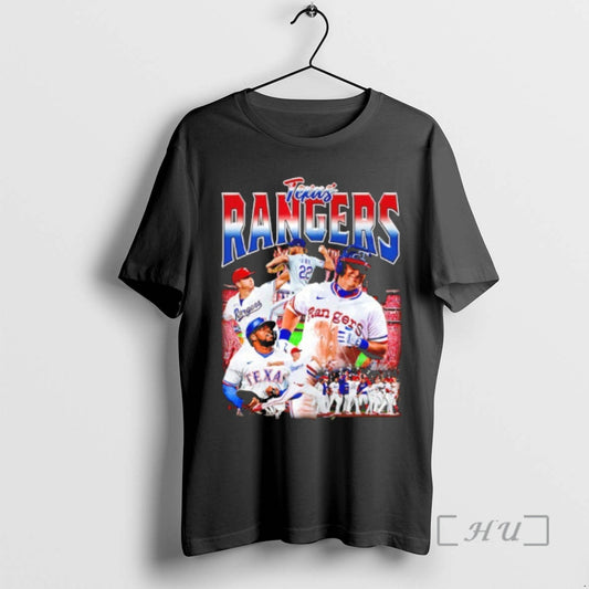 Officials Texas Rangers Team Collage Celebrate 2025 - clothing by TeeHivey.com