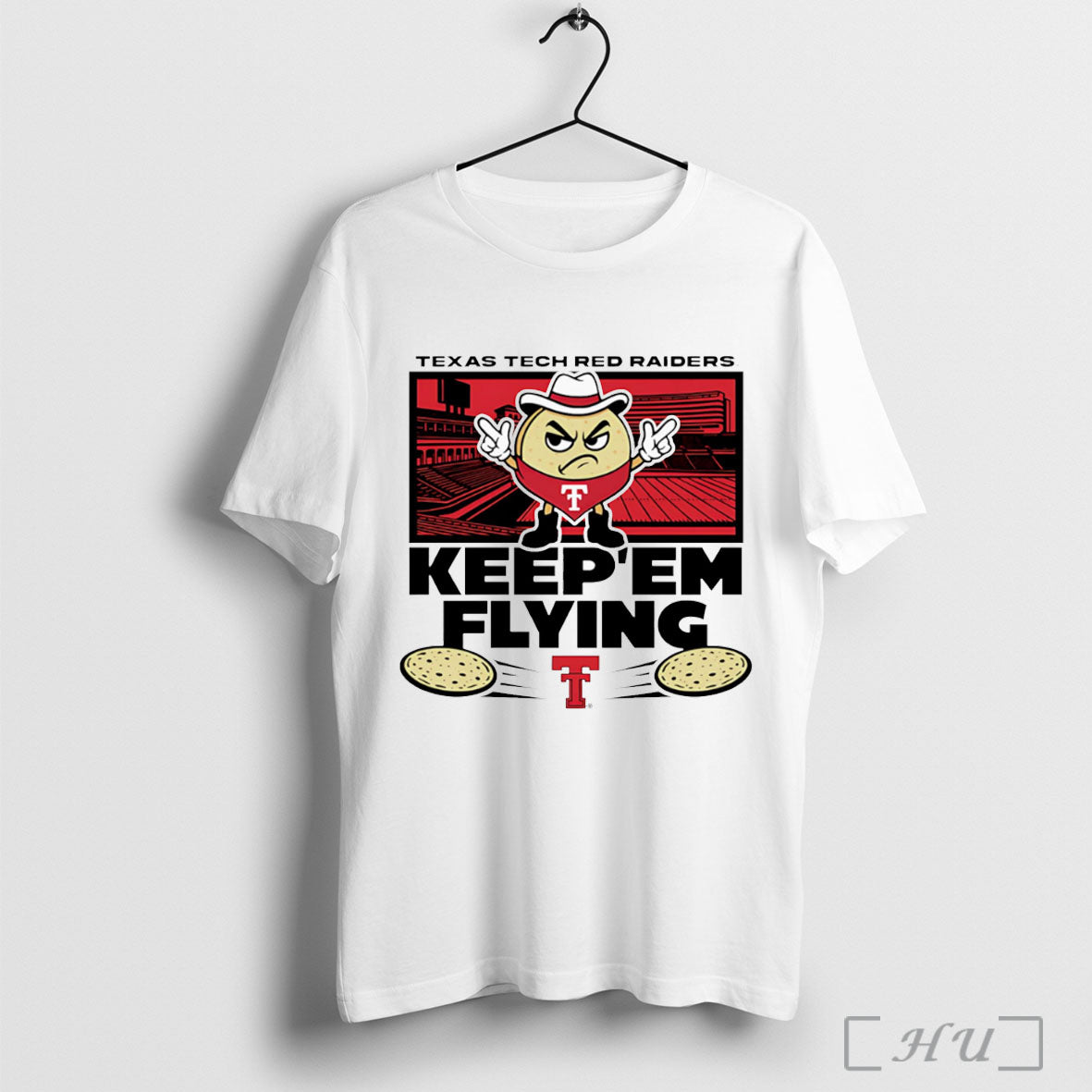 Officials Texas Tech El Tortillo Keep Em Flying T Shirt