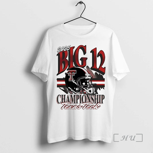 Officials Texas Tech Red Raiders 2025 Big 12 Championship Helmet - clothing by TeeHivey.com