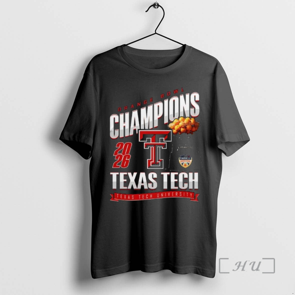 Officials Texas Tech Red Raiders Orange Bowl Champions Trophy 2026 - clothing by TeeHivey.com