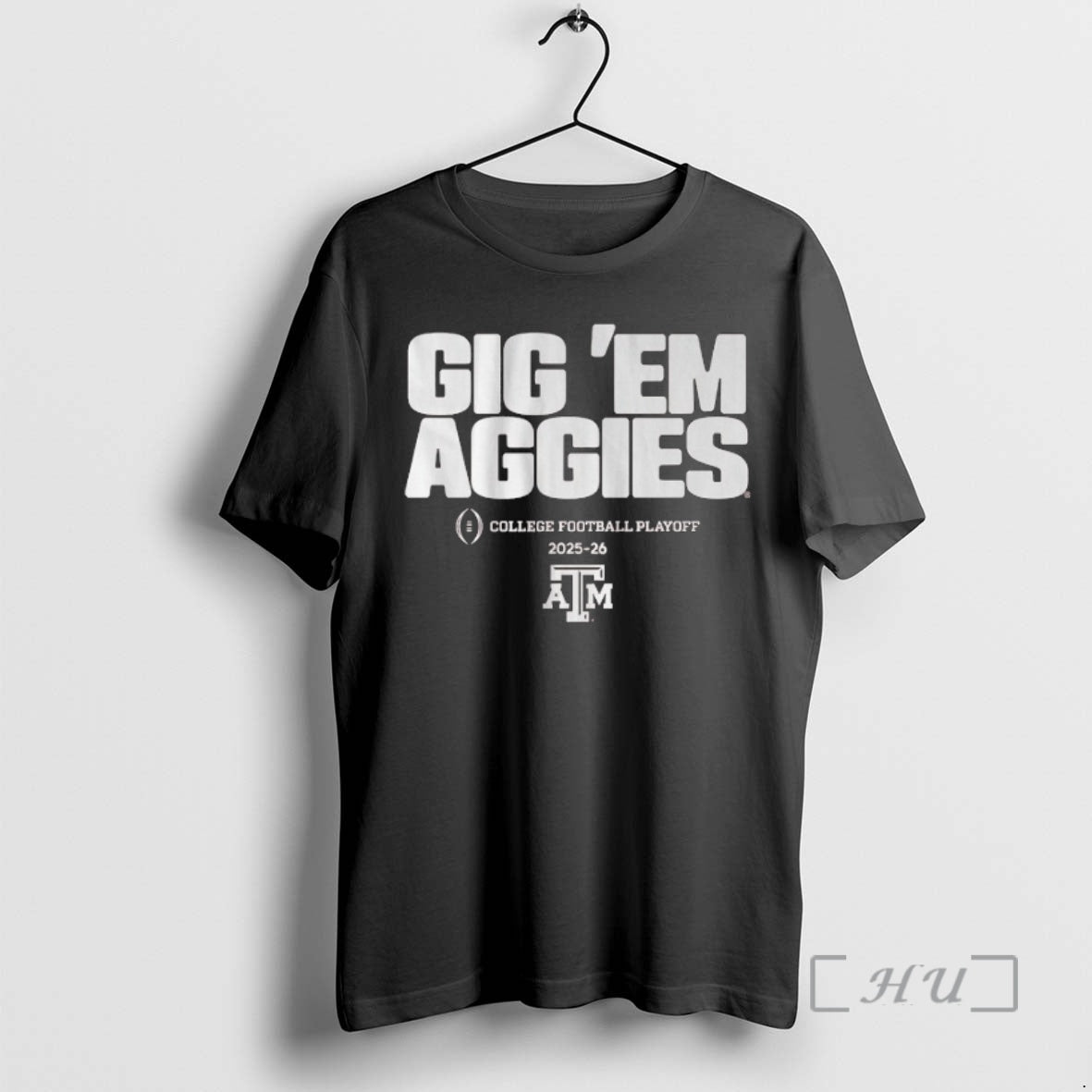 Officials Texas Am Aggies Gig Em Aggies 2025 2026 College Football Playoff Team Slogan Premium - clothing by TeeHivey.com