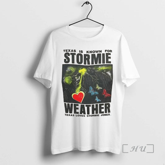 Officials Texas Is Known For Stormy Weather Texas Loves Stormie Jones Premium T Shirts Sweater - clothing by TeeHivey.com
