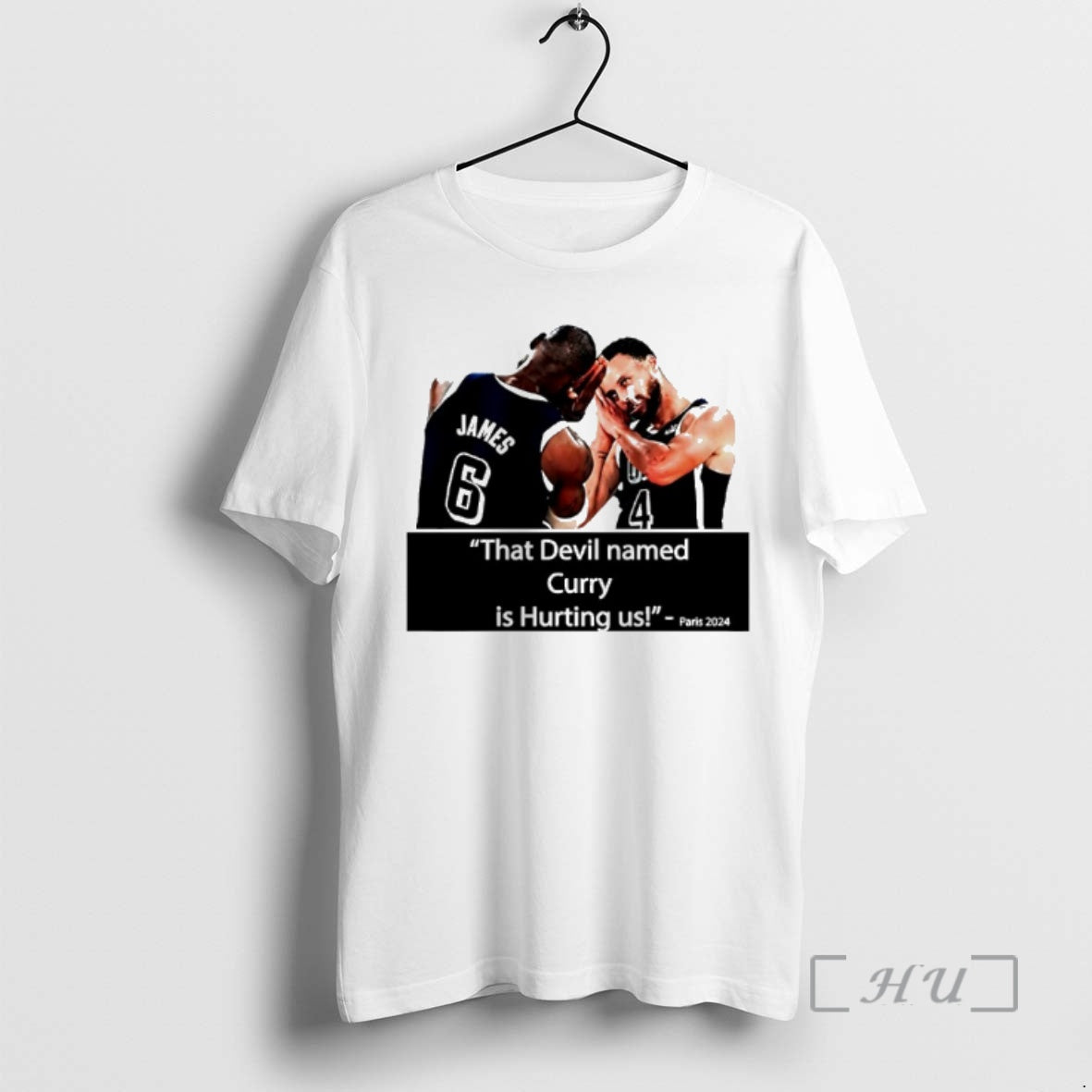 Officials That Devil Named Curry Is Hurting Us Paris 2024 James And Curry Premium - clothing by TeeHivey.com