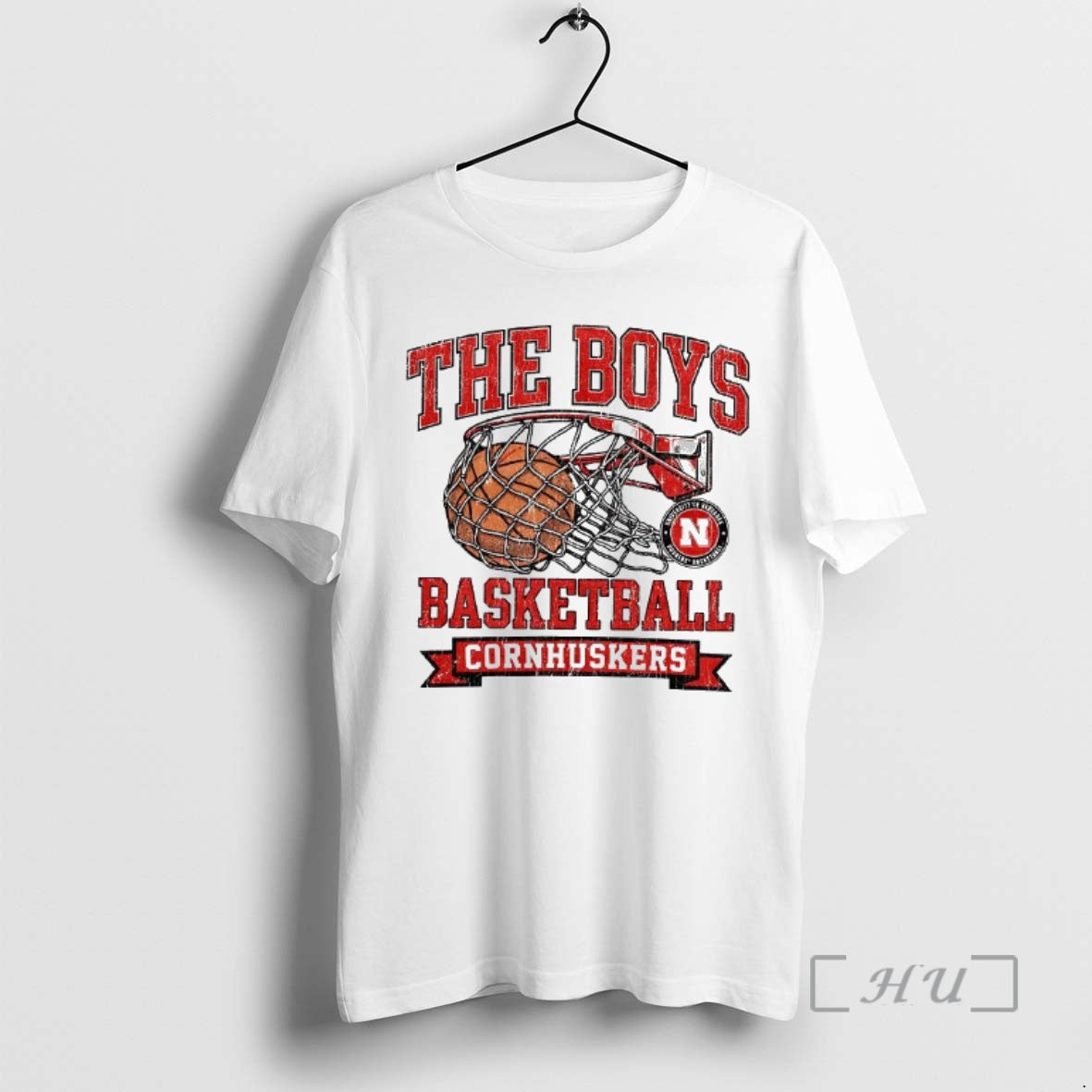 The Boys Basketball Cornhuskers Logo Woman - clothing by TeeHivey.com