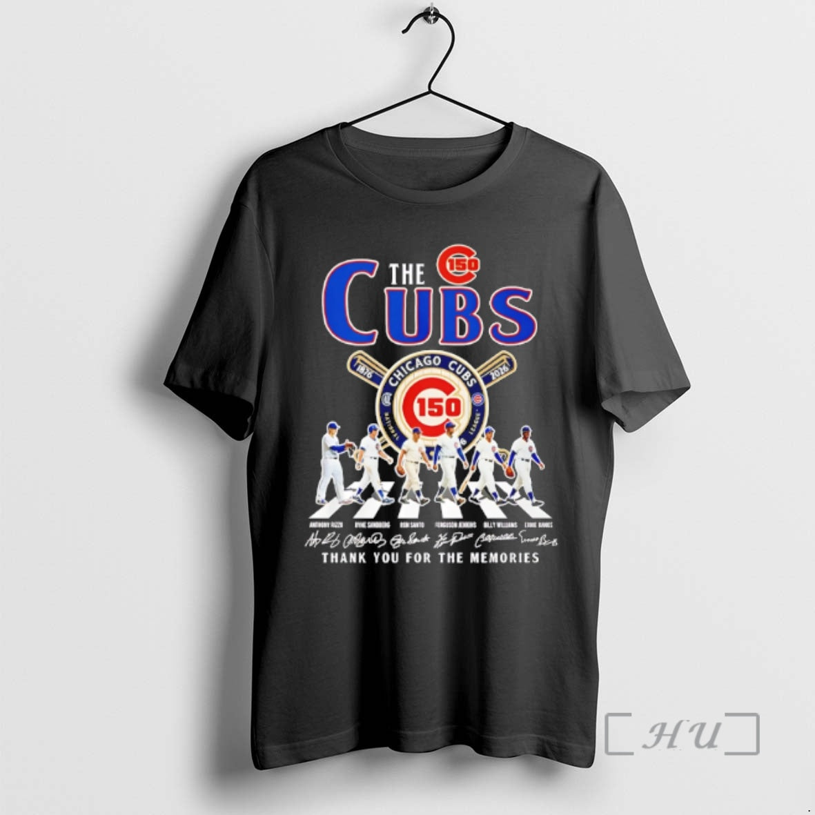 Officials The Cubs 150th Anniversary 1876 2026 Thank You For The Memories Premium T Shirts