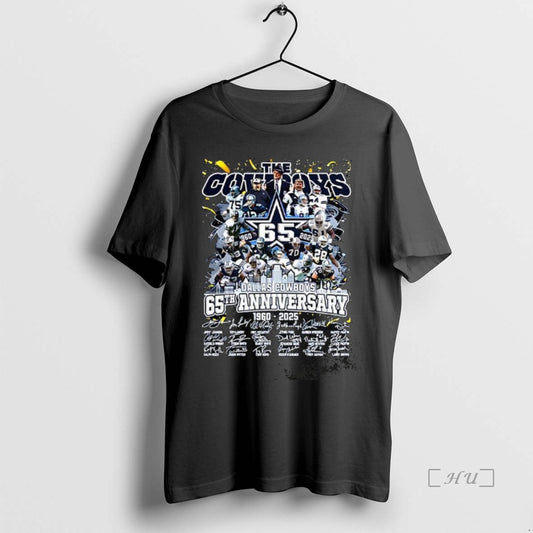 Officials The Dallas Cowboys 65th Anniversary 1960 2025 Player Signature Skyline - clothing by TeeHivey.com