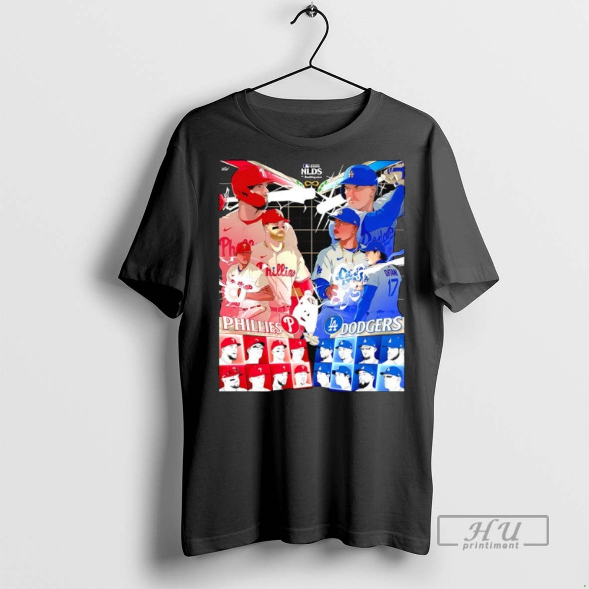 Officials The Dodgers And Phillies Face Off In Game 2 Of The Nlds 2025 Anime - clothing by TeeHivey.com