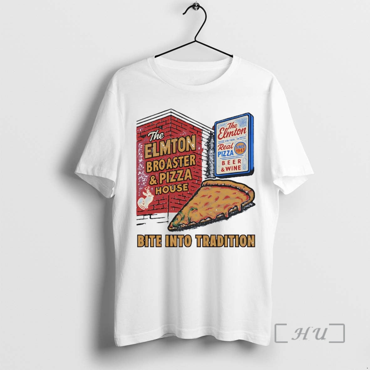 Officials The Elmton Broasted And Pizza House Bite Into Tradition - clothing by TeeHivey.com