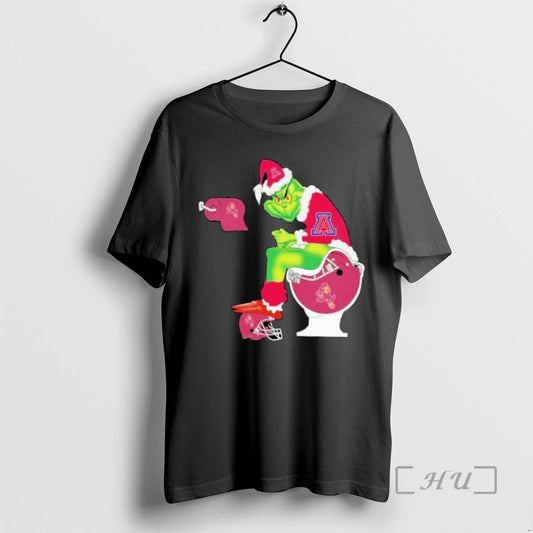 Officials The Grinch Arizona Wildcats Sitting On Toilet Arizona State Sun Devils Holiday Christmas - clothing by TeeHivey.com