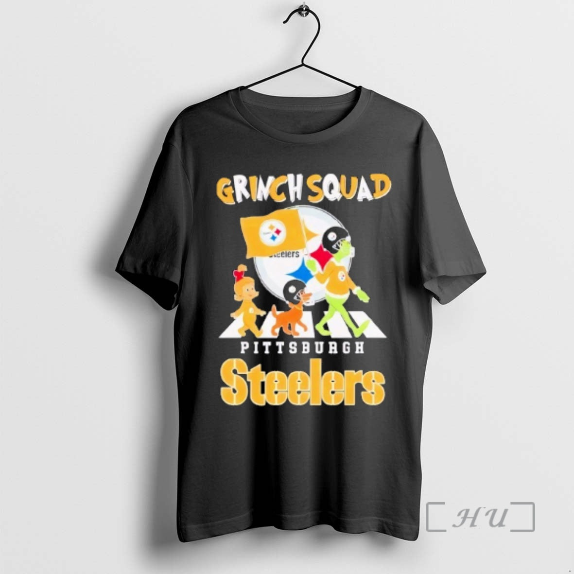 Officials The Grinch Cindy Lou And Max X Pittsburgh Slers Grinch Squad Road Abbey Christmas - clothing by TeeHivey.com