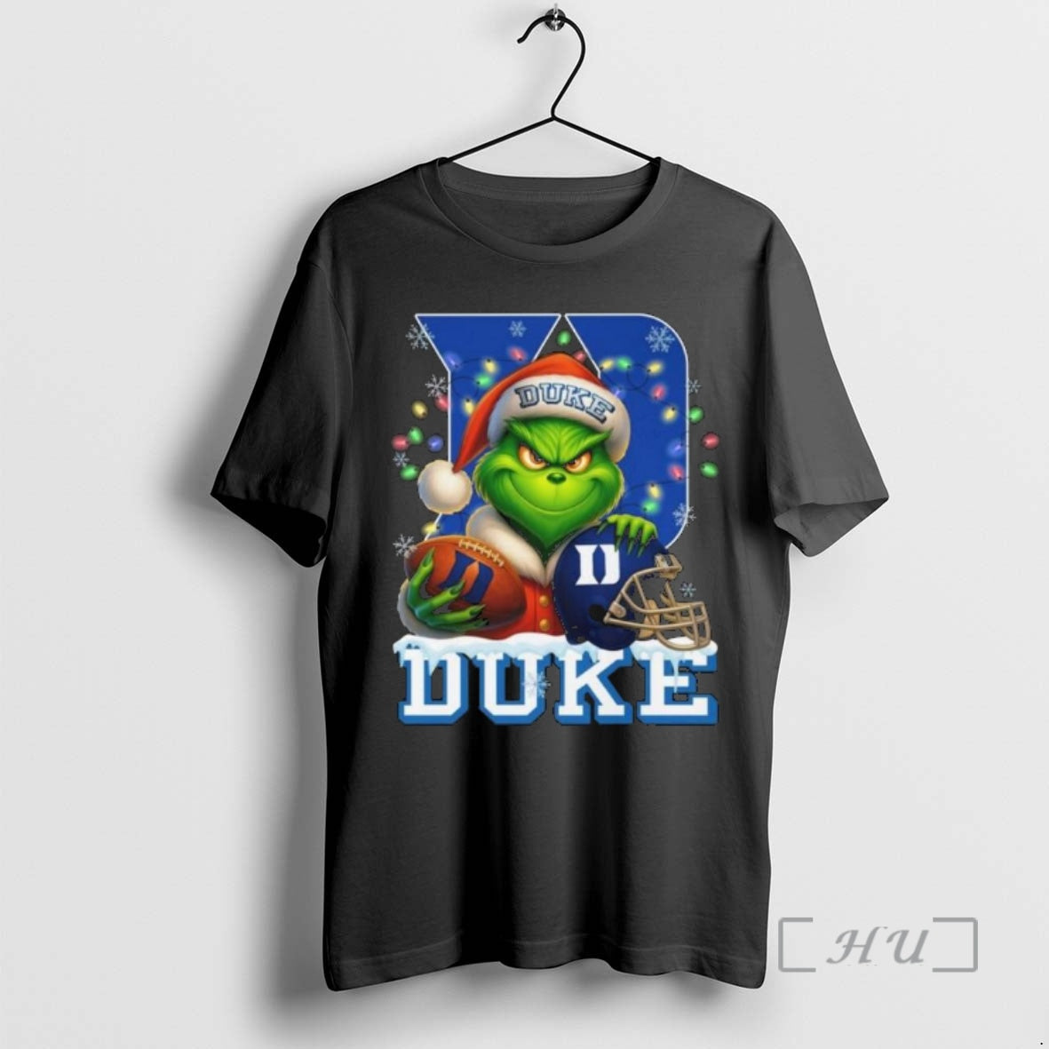 Officials The Grinch X Ball And Helmet Duke Blue Devil Merry Christmas 2025 Premium - clothing by TeeHivey.com