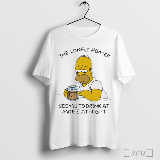 Officials The Lonely Homer Seems To Drink At Moes At Night Homer Simpson