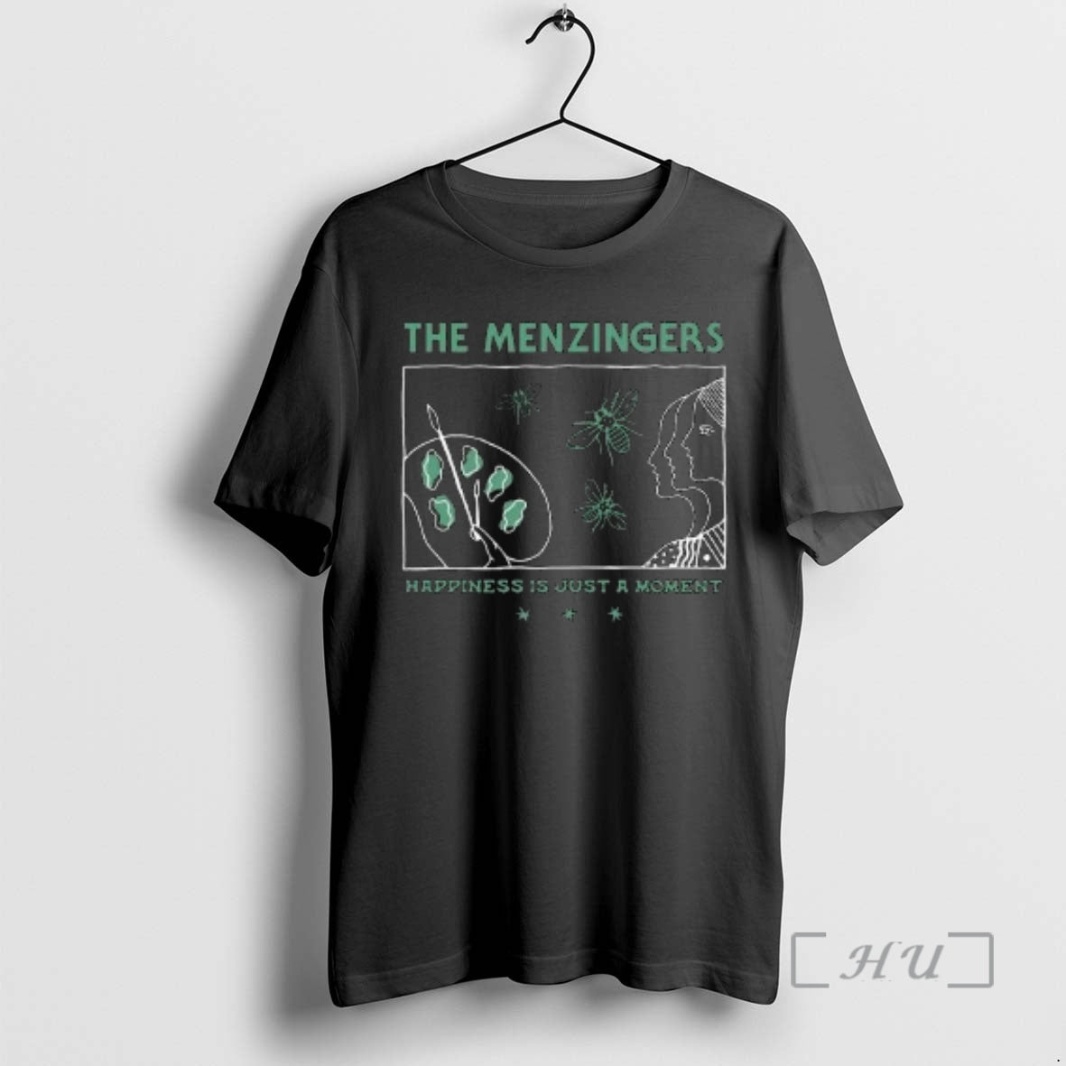 Officials The Menzingers Painter Circle Black - clothing by TeeHivey.com