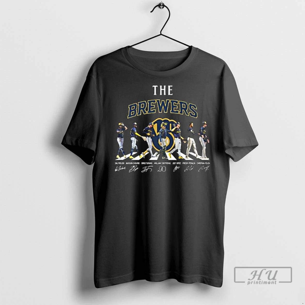 Officials The Milwaukee Brewers Abbey Road Signatures 2025 Long Sleve T Shirt