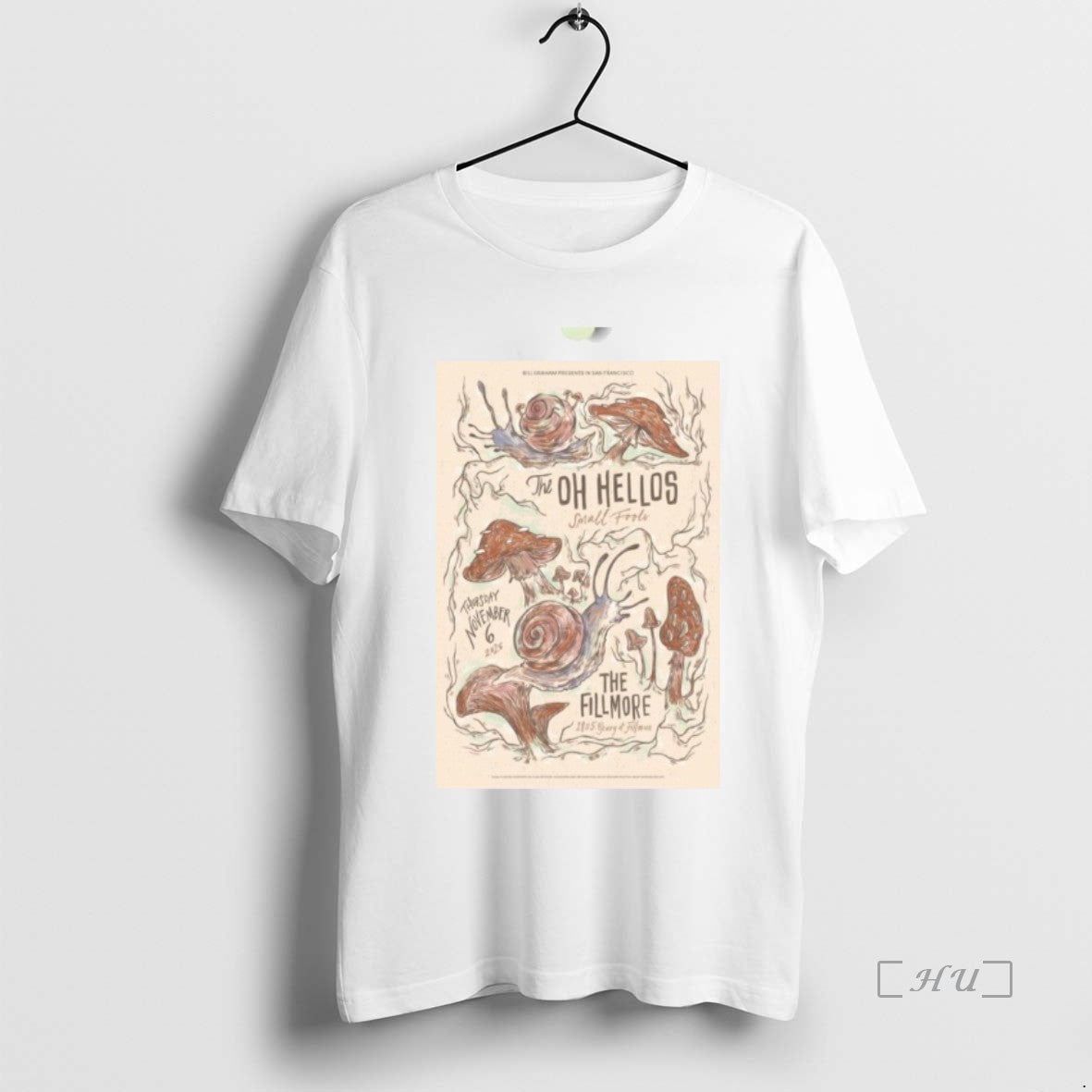 Officials The Oh Hellos San Francisco Ca November 6 2025 Concert Premium T Shirts Sweater - clothing by TeeHivey.com