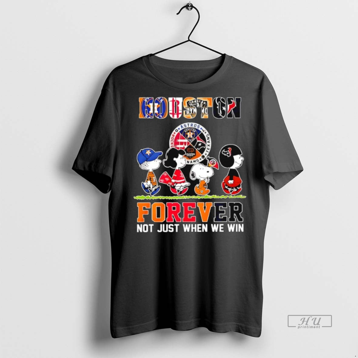 Officials The Peanuts Houston Sports Teams Crossing Forever Not Just When We Win - clothing by TeeHivey.com