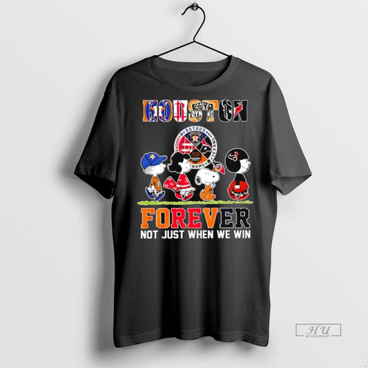 Officials The Peanuts Houston Sports Teams Crossing Forever Not Just When We Win - clothing by TeeHivey.com