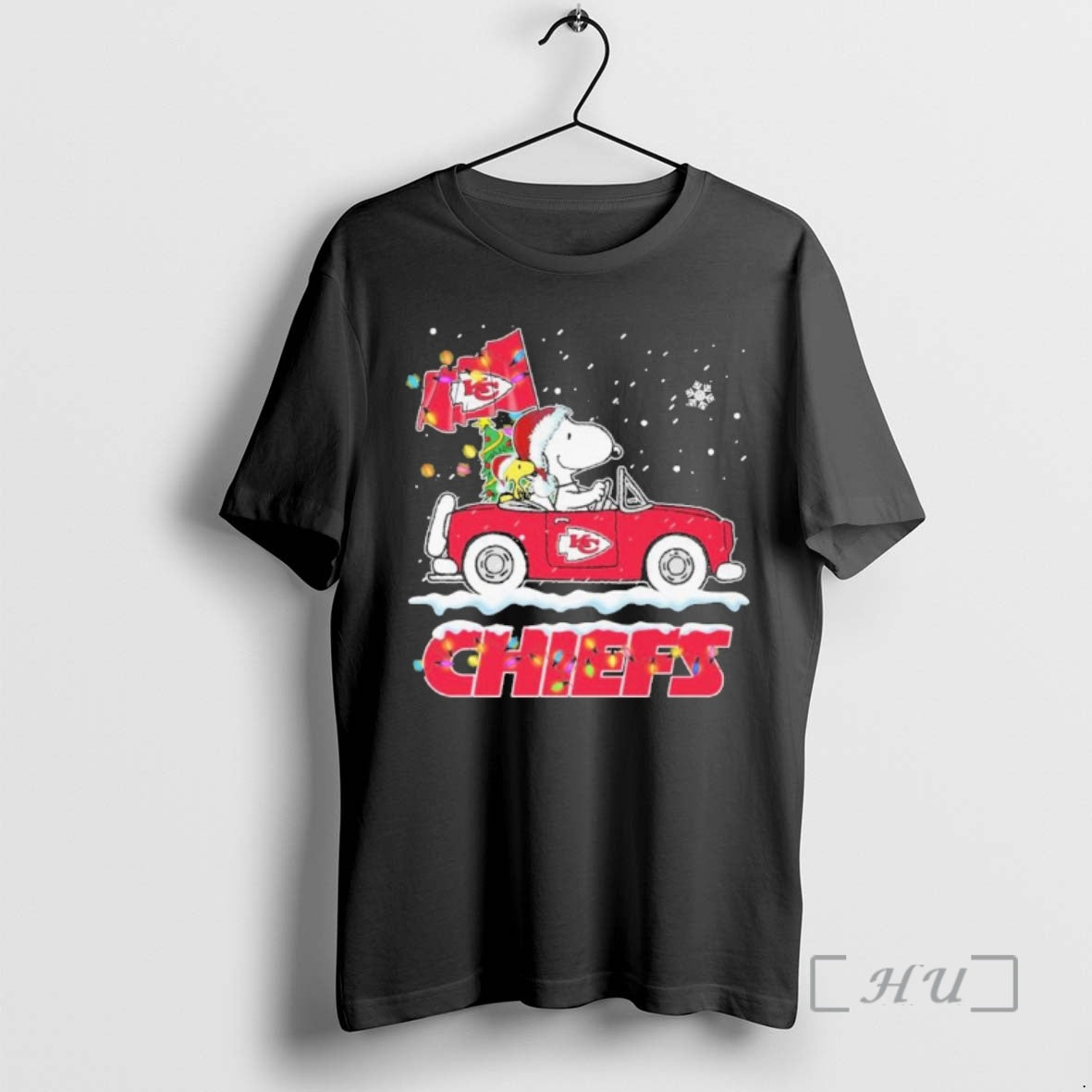 Officials The Peanuts X Kansas City Chiefs Driving Car Christmas - clothing by TeeHivey.com