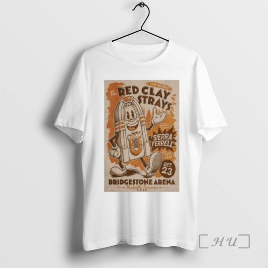 Officials The Red Clay Strays October 23 2026 In Nashville Tn Circle White Premium - clothing by TeeHivey.com
