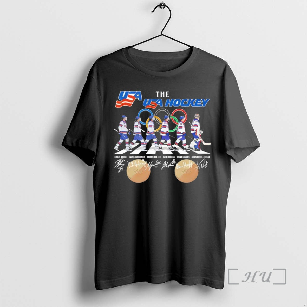 Officials The Usa Hockey Team Success 2026 Winter Olympics Signatures