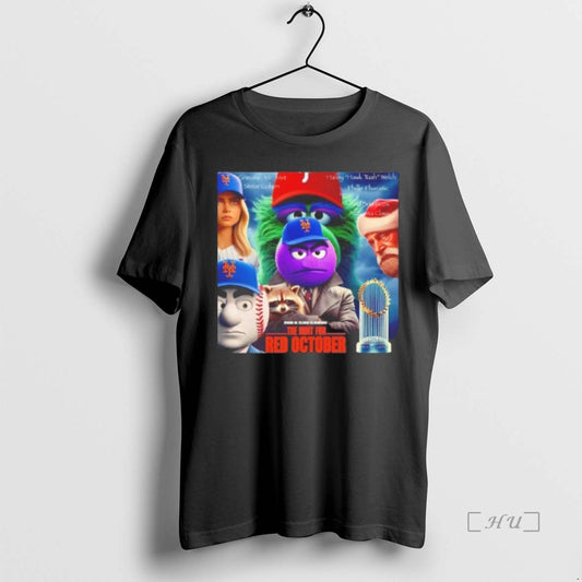 Officials The Hunt For Red October Ny Mr Mets Grimace And Santa Claus T Shirts - clothing by TeeHivey.com
