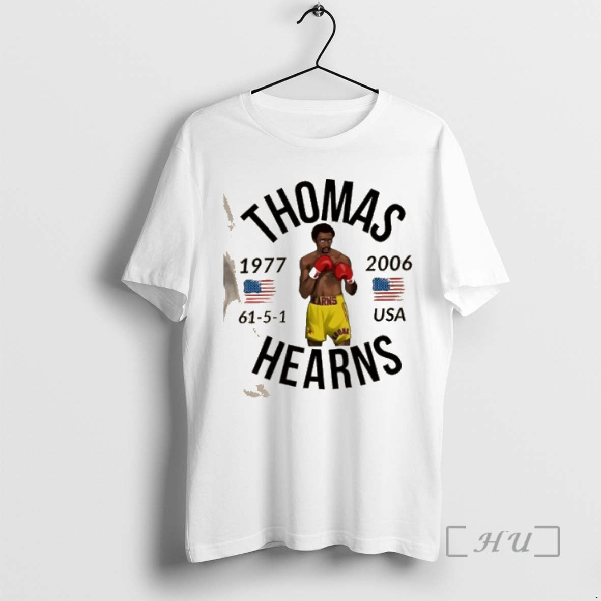 Officials Thomas Hearns 1977 2006 Usa Flags - clothing by TeeHivey.com