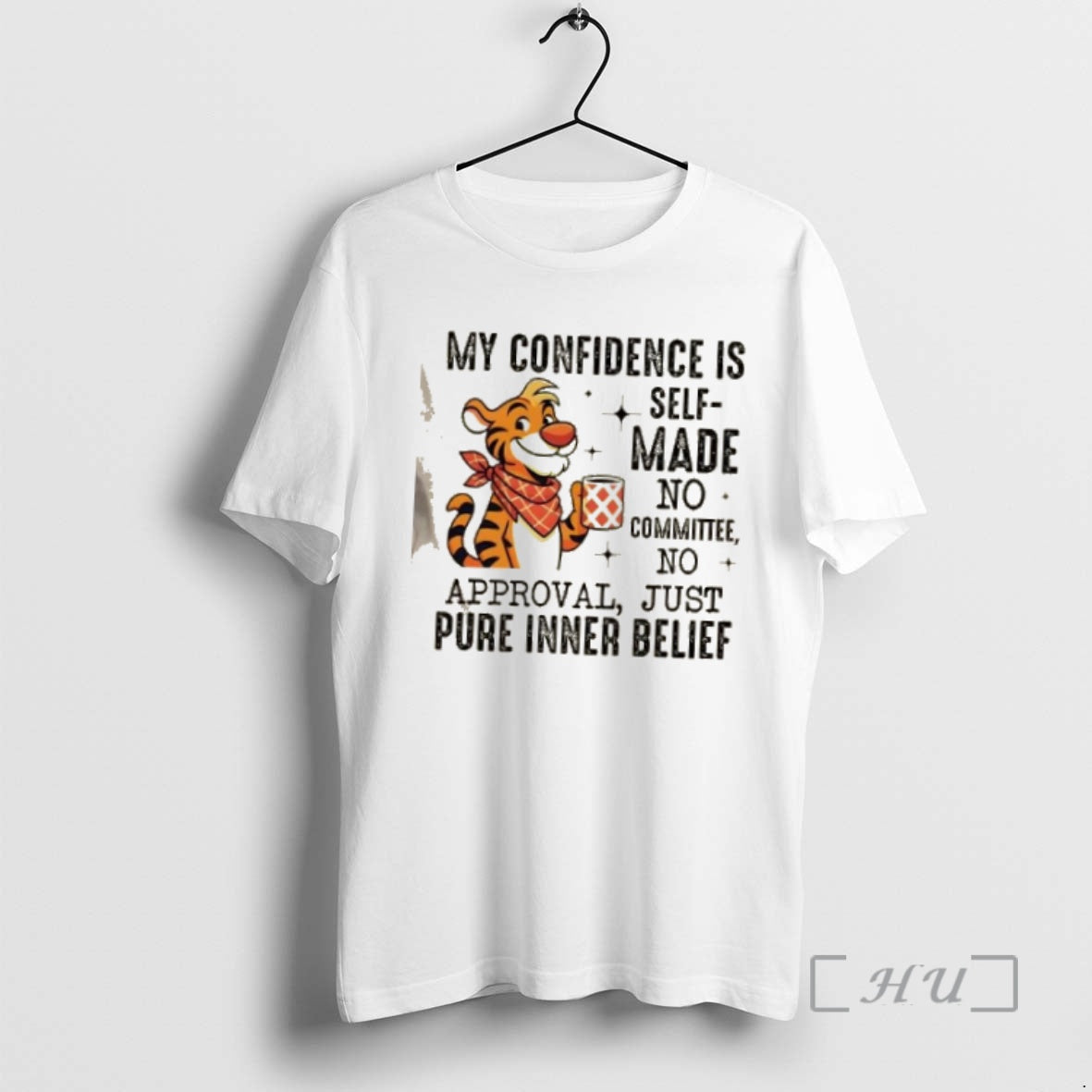 Officials Tiger Self Made No Committee No Approval Just Pure Inner Belief Premium T Shirts - clothing by TeeHivey.com