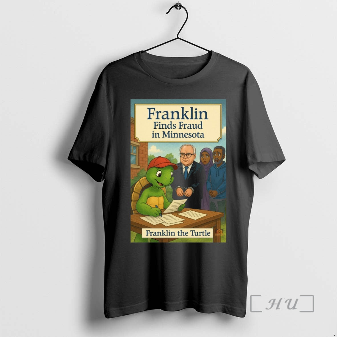 Officials Tim Walz Franklin Finds Fraud In Minnesota Franklin The Turtle Premium T Shirts Sweater - clothing by TeeHivey.com