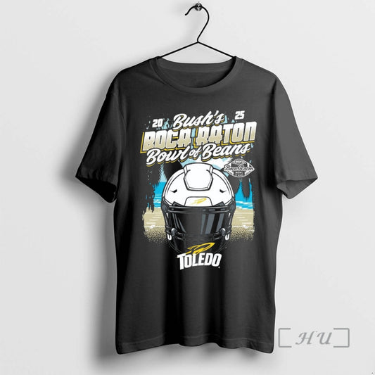 Officials Toledo Rockets 2025 Boca Raton Bowl Helmet - clothing by TeeHivey.com