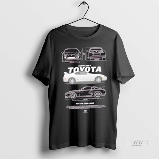 Officials Toyota Supra Mk4 Classic Jdm Car Blueprint - clothing by TeeHivey.com