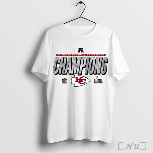 Officials Travis Wear Kansas City Chiefs American Football Conference Champions T Shirt