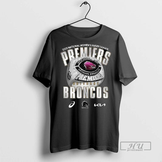 Officials Trendy Brisbane Broncos 2025 National Rugby League Premiers Ring Long Sleve T Shirts - clothing by TeeHivey.com