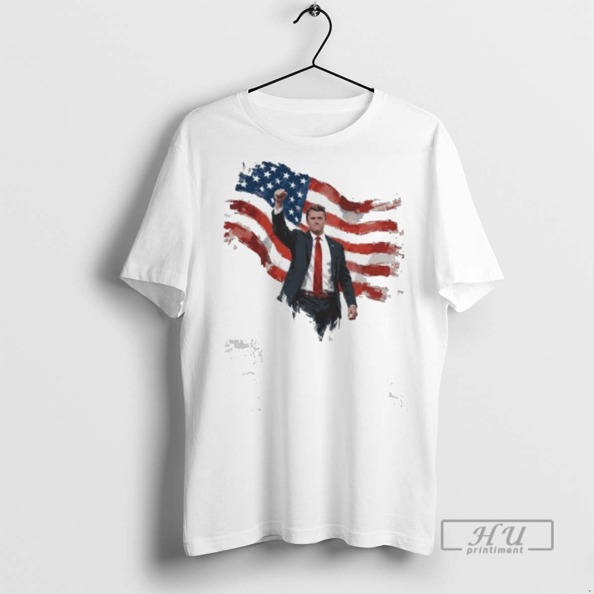 Officials Trendy Charlie Kirk Patriotic Freedom American Flag T Shirts - clothing by TeeHivey.com