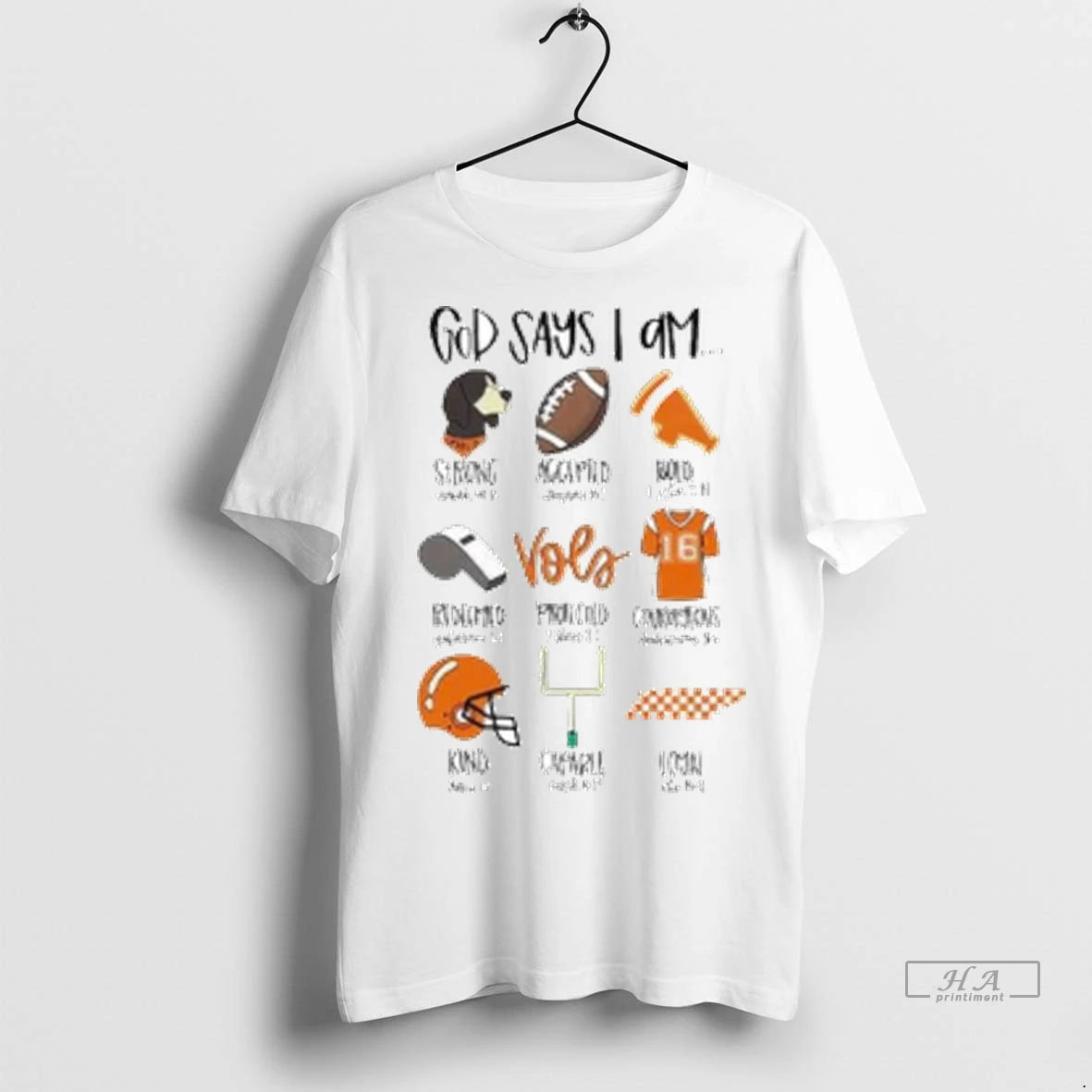 Officials Trendy God Says I Am Tennessee Vols Ornaments Shirt Sweater