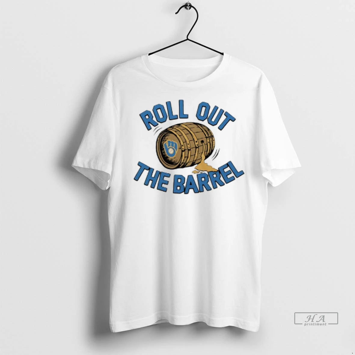 Officials Trendy Milwaukee Brewers Roll Out The Barrel Shirt Sweater