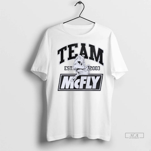 Officials Trendy Team Mcfly Ecru Est 2003 Shirt Sweater