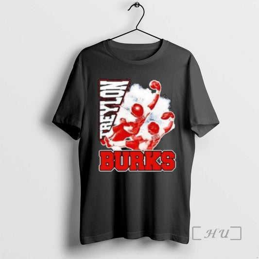 Officials Treylon Burks Arkansas Razorbacks Wide Receiver Graphic Circle Black - clothing by TeeHivey.com