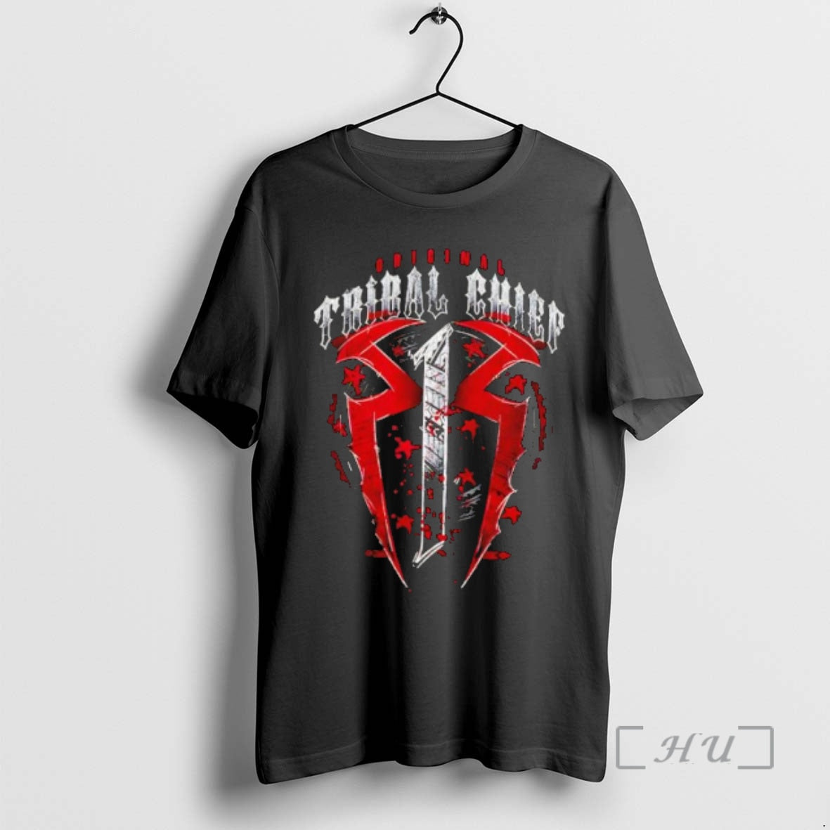 Officials Tribal Chief Roman Reigns Red Shield Logo