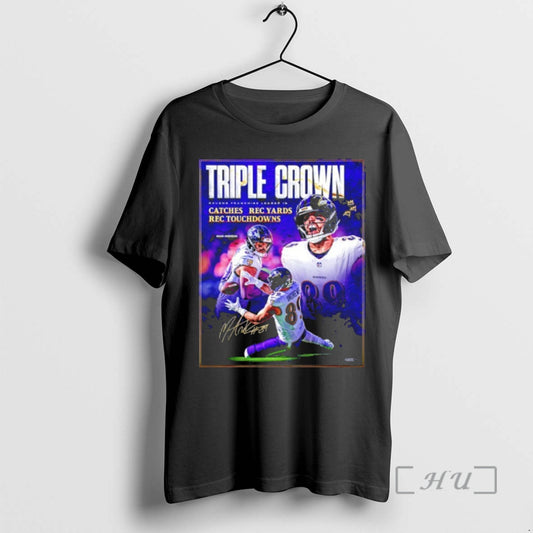 Officials Triple Crown For Mark Andrews Baltimore Ravens 2025 Pro Bowl Premium T Shirts Sweater - clothing by TeeHivey.com