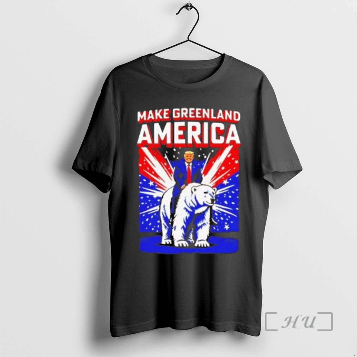 Officials Trump Riding Bear Make Greenland America - clothing by TeeHivey.com