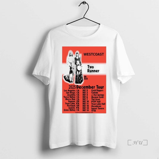 Officials Two Runner West Coast Tour December 2025 - clothing by TeeHivey.com