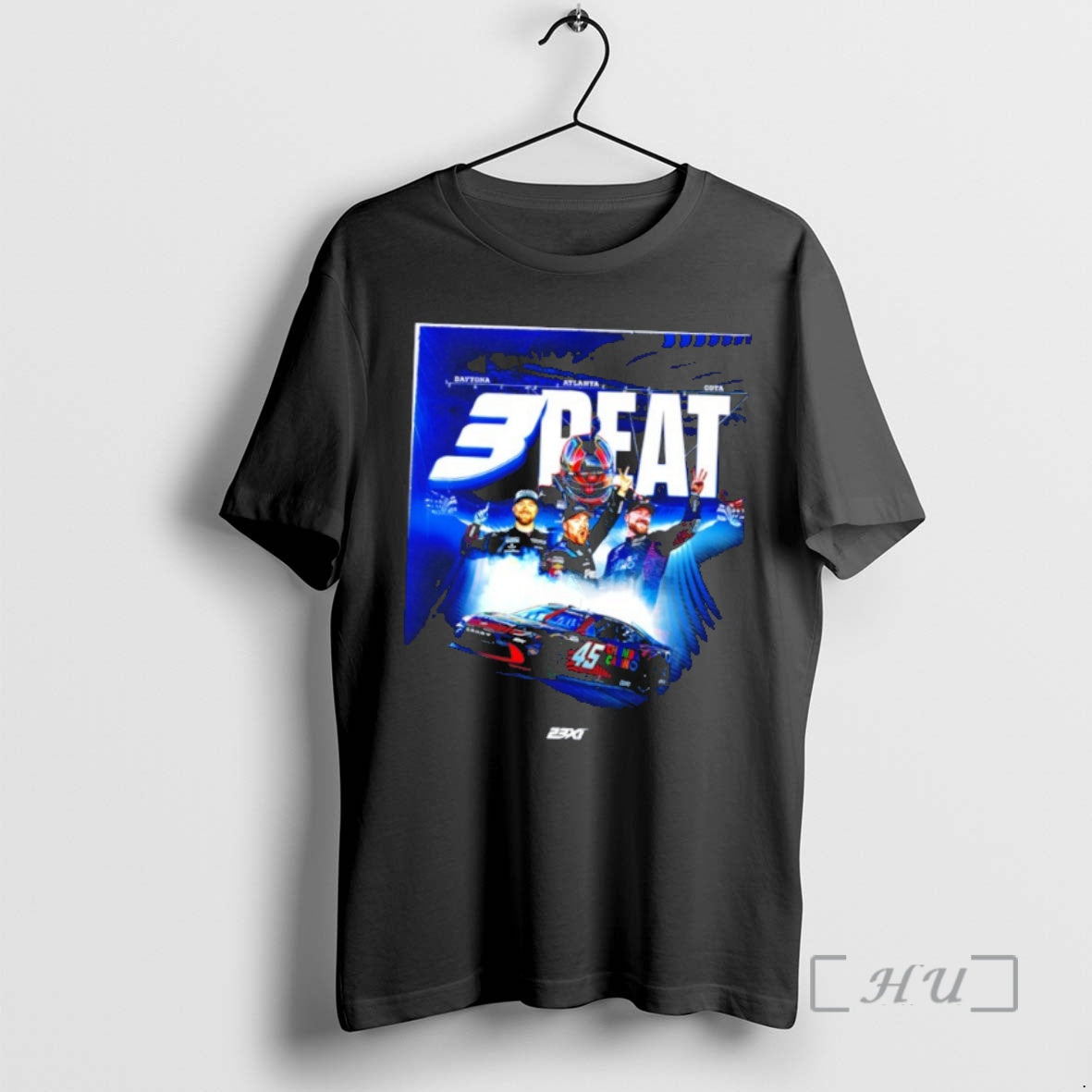 Officials Tyler Reddick 3 Peat 23xi Racing 2026 Nascar Cup Series Season Premium T Shirts
