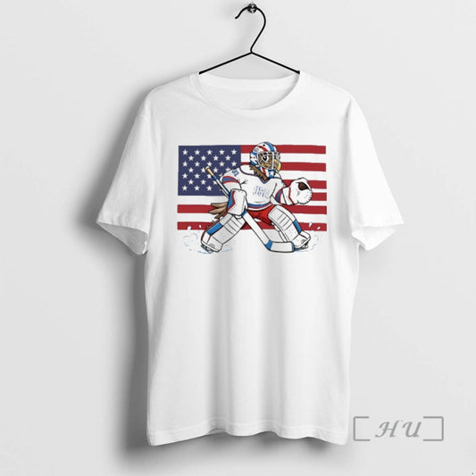 Officials Usa Eagle Hockey Goalie Patriotic American Flag