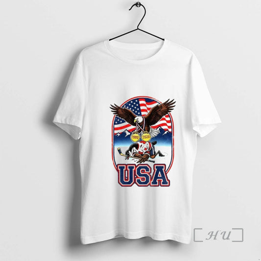 Officials Usa Ice Hockey Team Beats Canada Team 1980 2026 Gold Medal Premium T Shirts