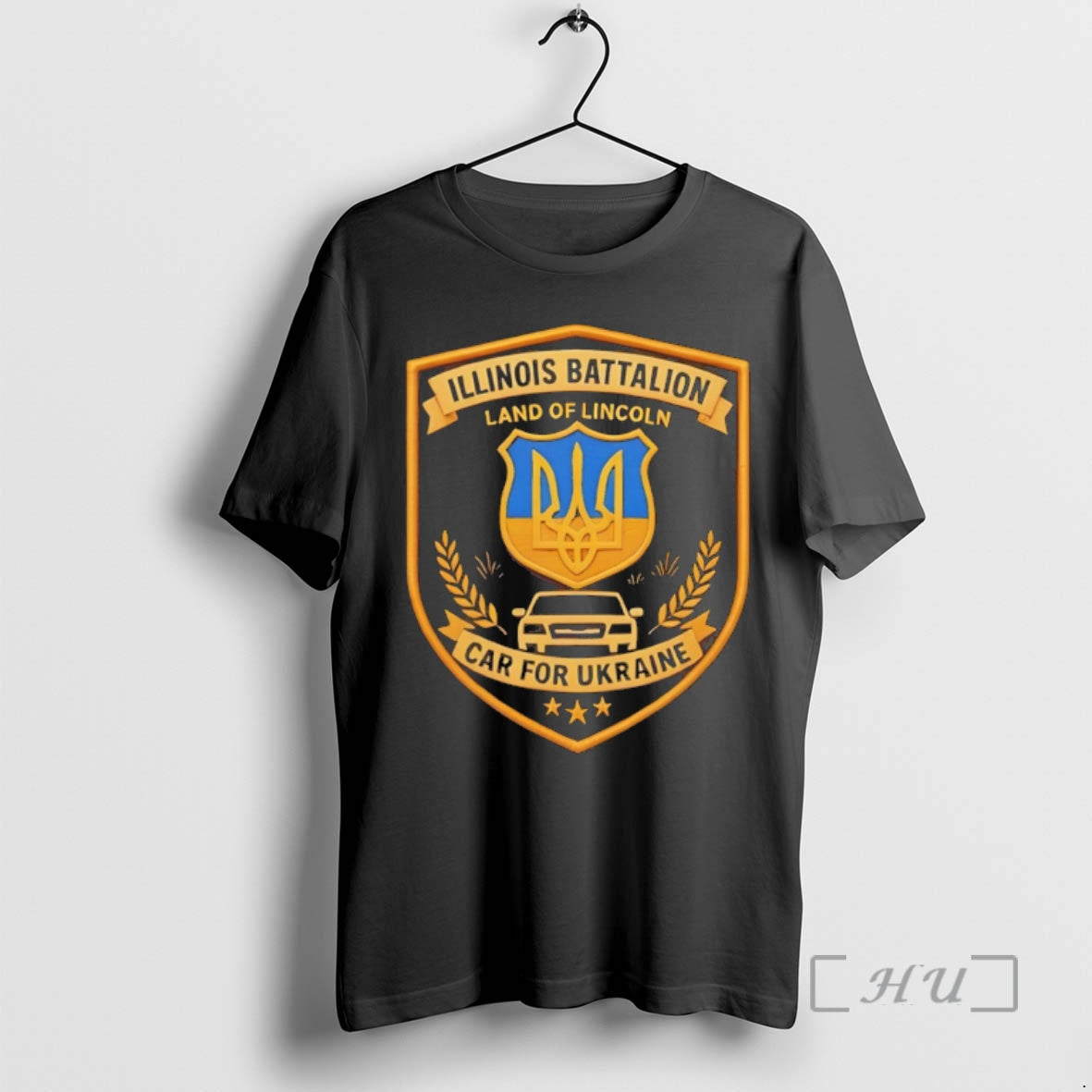 Officials Ukraine Illinois Battalion 50 States For Land Of Lincoln Car For Ukraine Premium - clothing by TeeHivey.com
