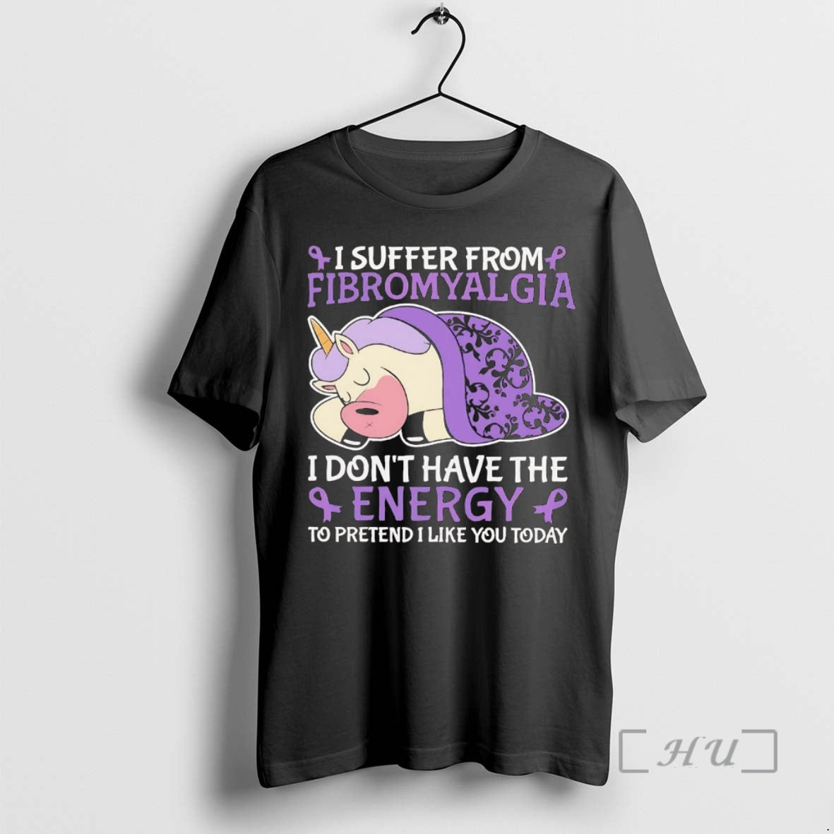 Officials Unicorn I Suffer From Fibromyalgia I Dont Have The Energy Premium T Shirts Sweater - clothing by TeeHivey.com